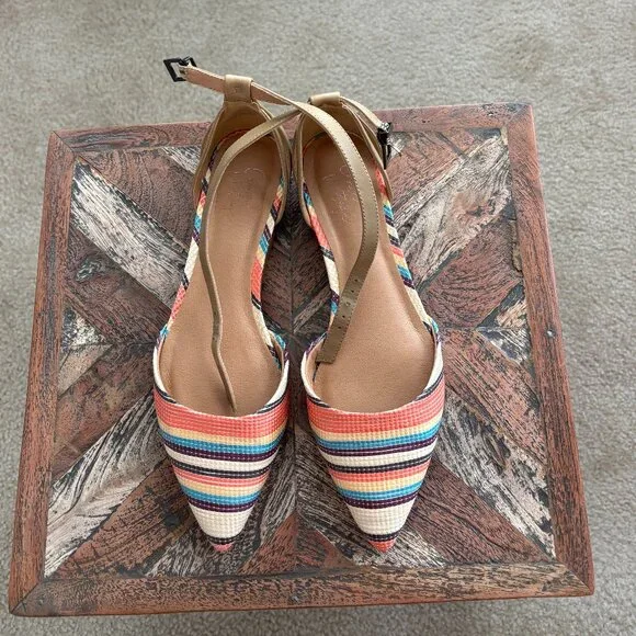 Crown Vintage Evalinda Sierra/Bright Multicolor Flats Size 6.5 - Picture 4 of 8
